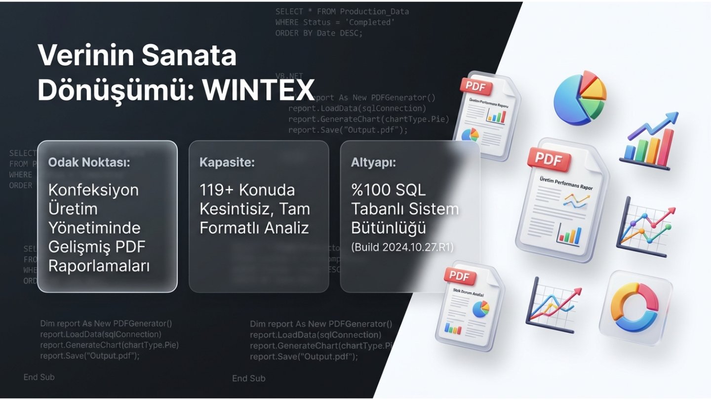 WinTex Advanced Reporting, slayt 1